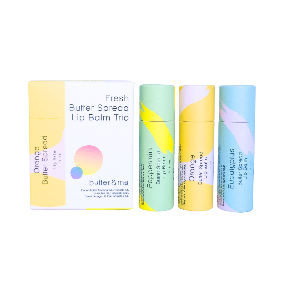 Butter Spread Lip Balm Trio